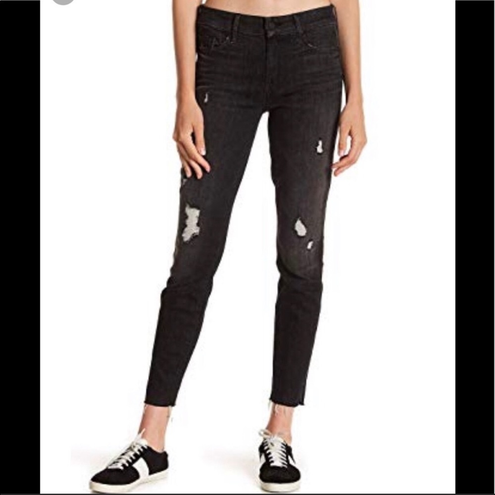 MOTHER jeans looker ankle snippet